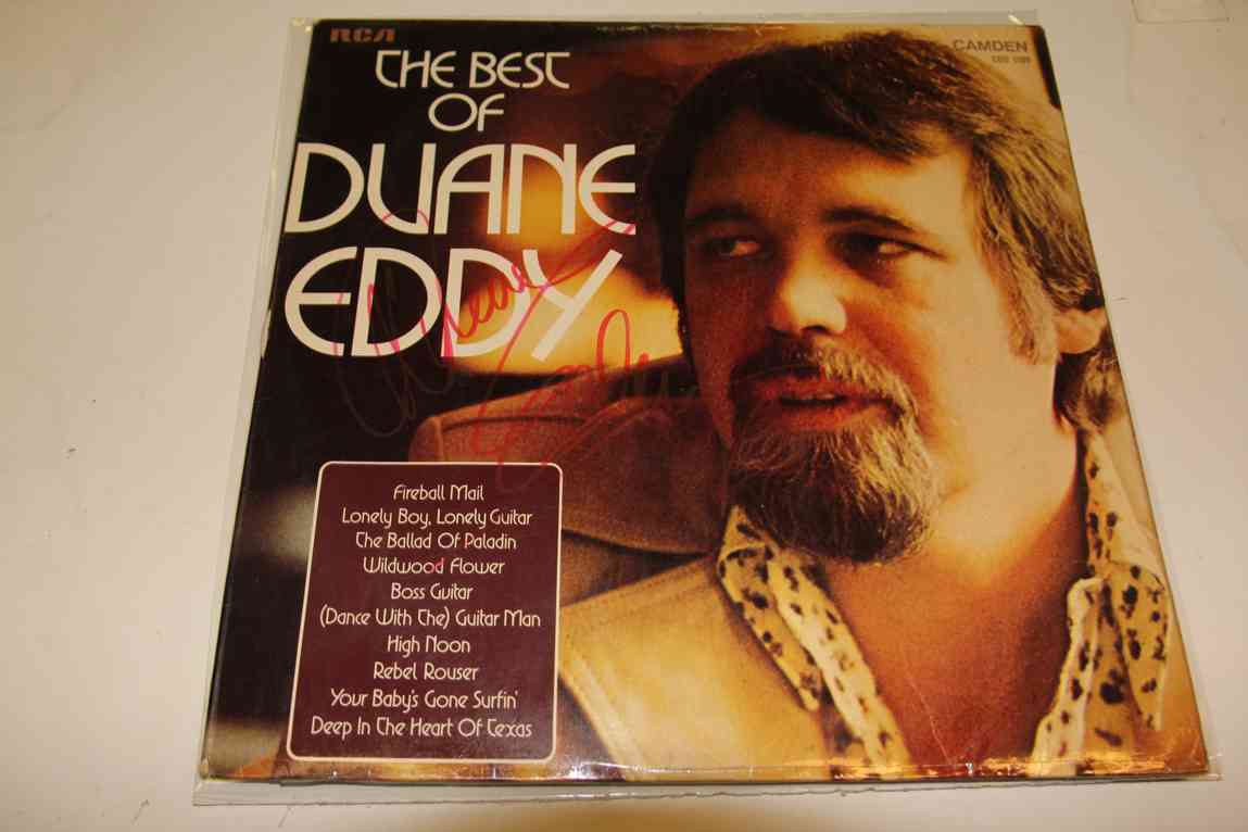 DUANE EDDY - THE BEST OF - ORIGINAL SIGNED